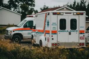 mentő autó